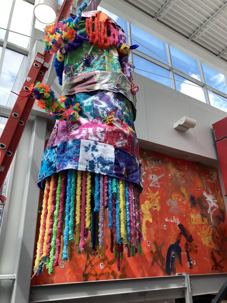 view of installation by Bryan Moss